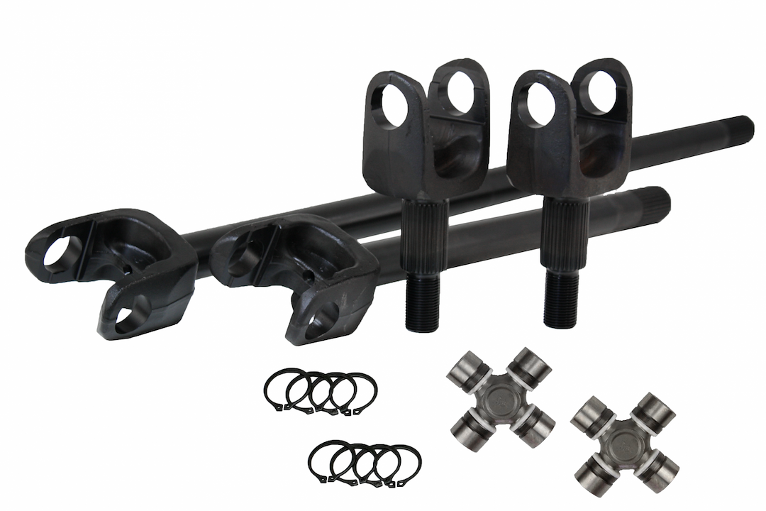 Revolution Gear & Axle DCD44JK Revolution Gear and Axle DC-D44-JK - Axle Shaft; Discovery Series; Dana 44; 30 Spline; 4340 Chrome Moly Steel; With 2 Dana Spicer 5-7166X U-Joints/ 8 Full Circle Snap Rings; Set Of 2