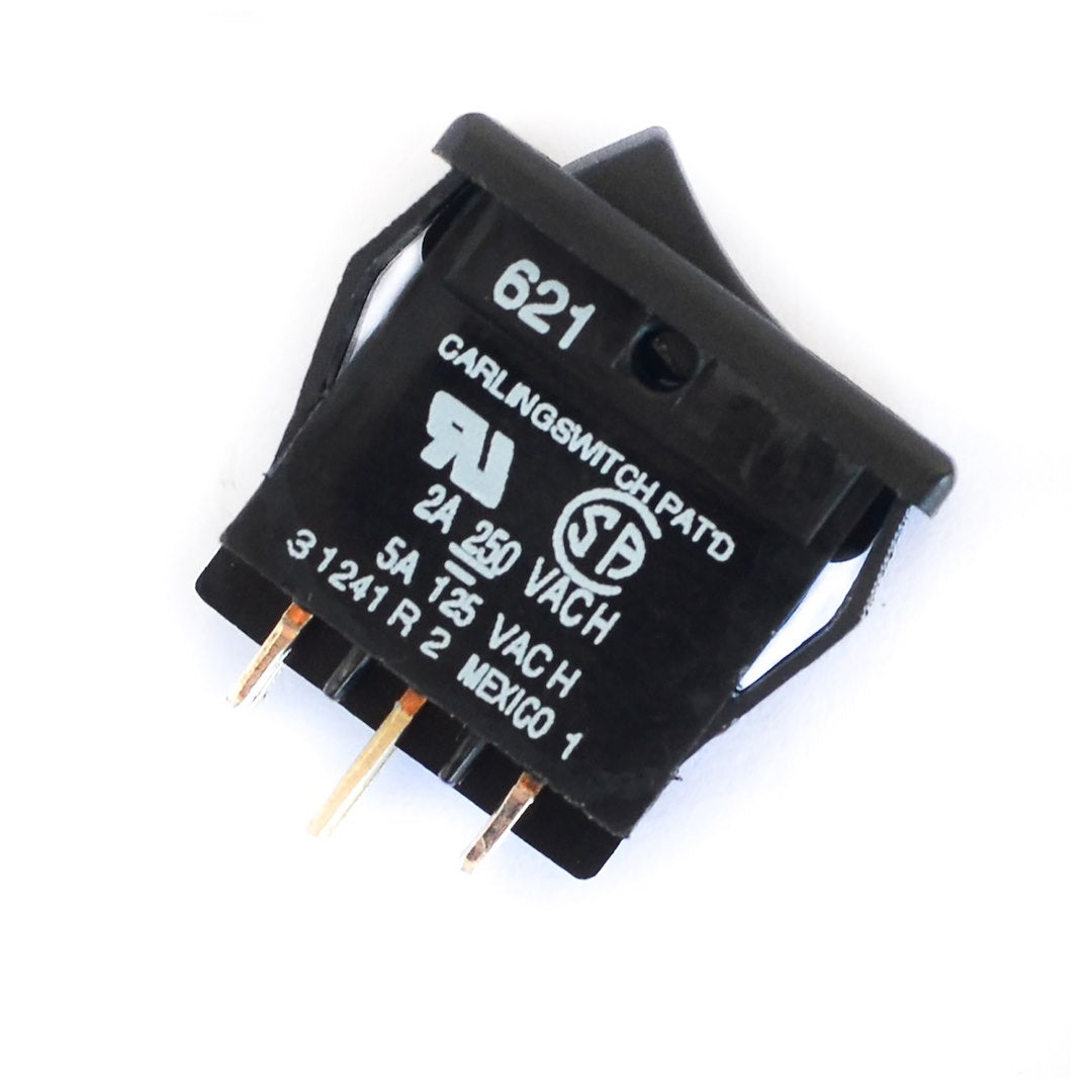MC 615259MC Enterprises 615259 - Refrigerator Power Selector Switch; Use On Norcold Refrigerator Models 462/ 463/ 482/ 662/ 663/ 682/ 683/ 6062/ 6063/ 6082/ 6083/ 6162/ 6163/ 6182/ 6183/ 838EG2/ 838EG3/ 8310EG2/ 8310EG3; 3-Position Rocker Switch