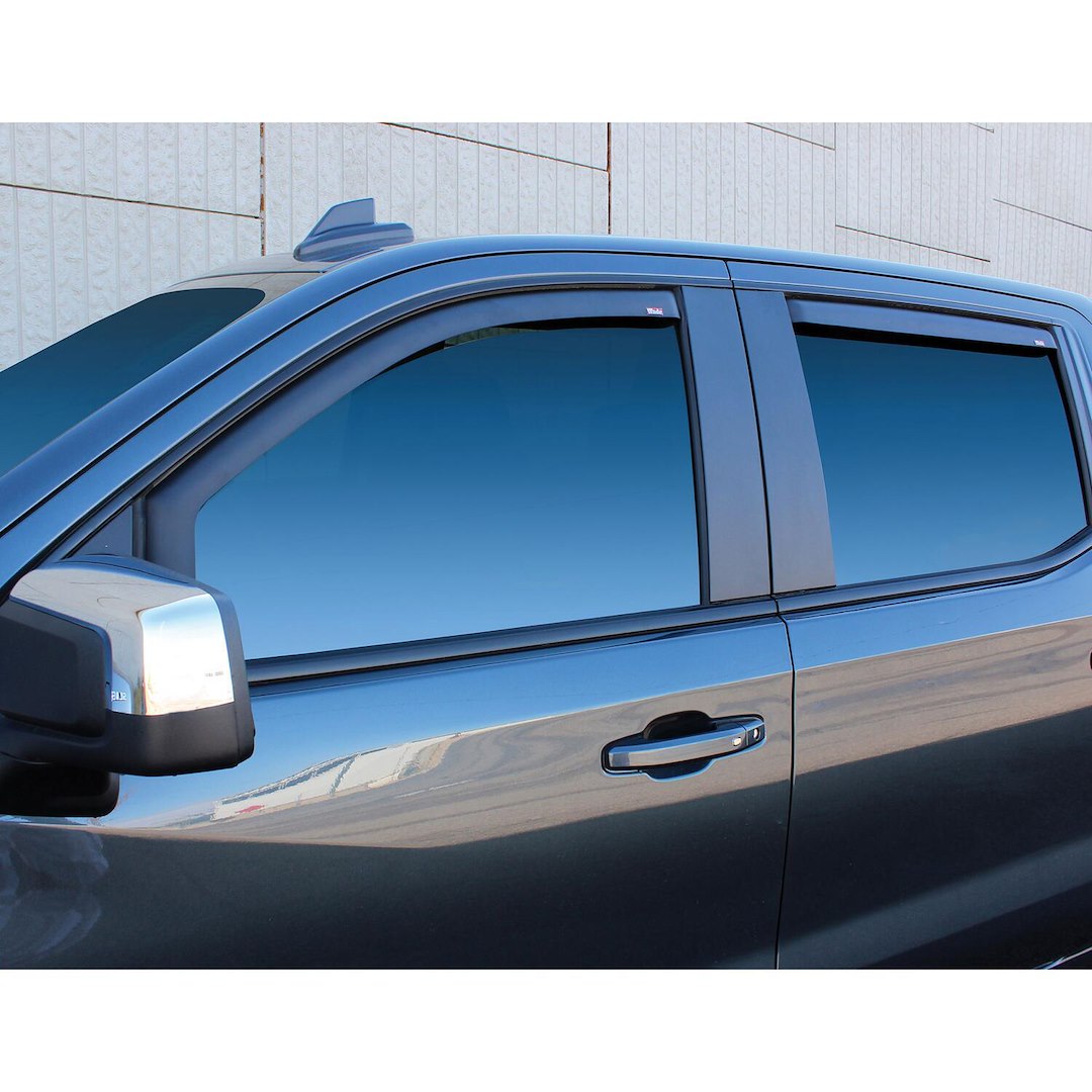 Westin 7239929 Automotive 72-39929 - Rainguard; Wind Deflectors; Low Profile; In-Channel; Matte Black; ABS Thermoplastic; Set of 4