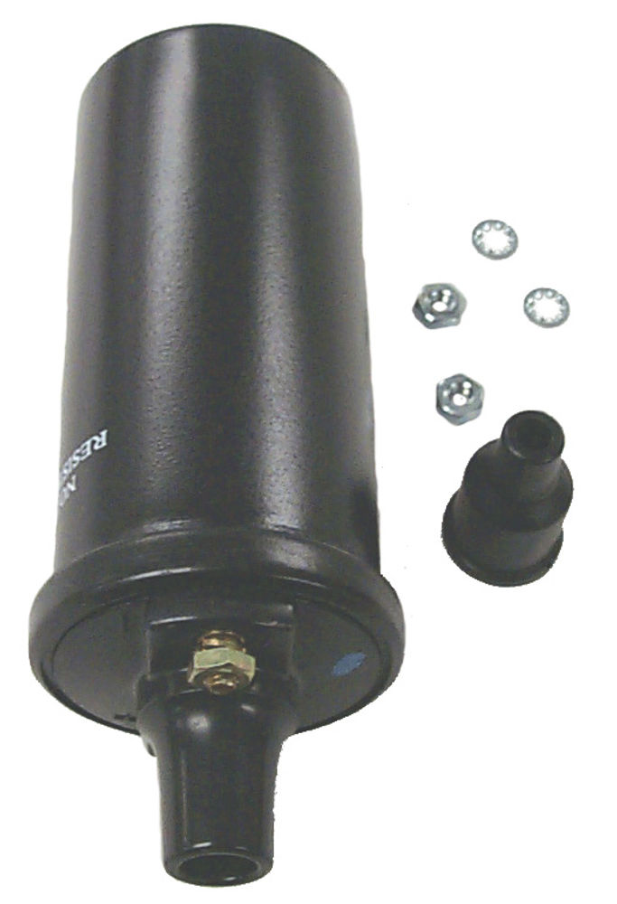 Sierra 185435 Marine 18-5435 - Marine Ignition Coil; Marine Series; Fits Mercruiser Sterndrive Engine; Canister; 2.7/ 3.36 Ohms Primary Resistance/ 7560/9410 Ohms Secondary Resistance; Black; Single