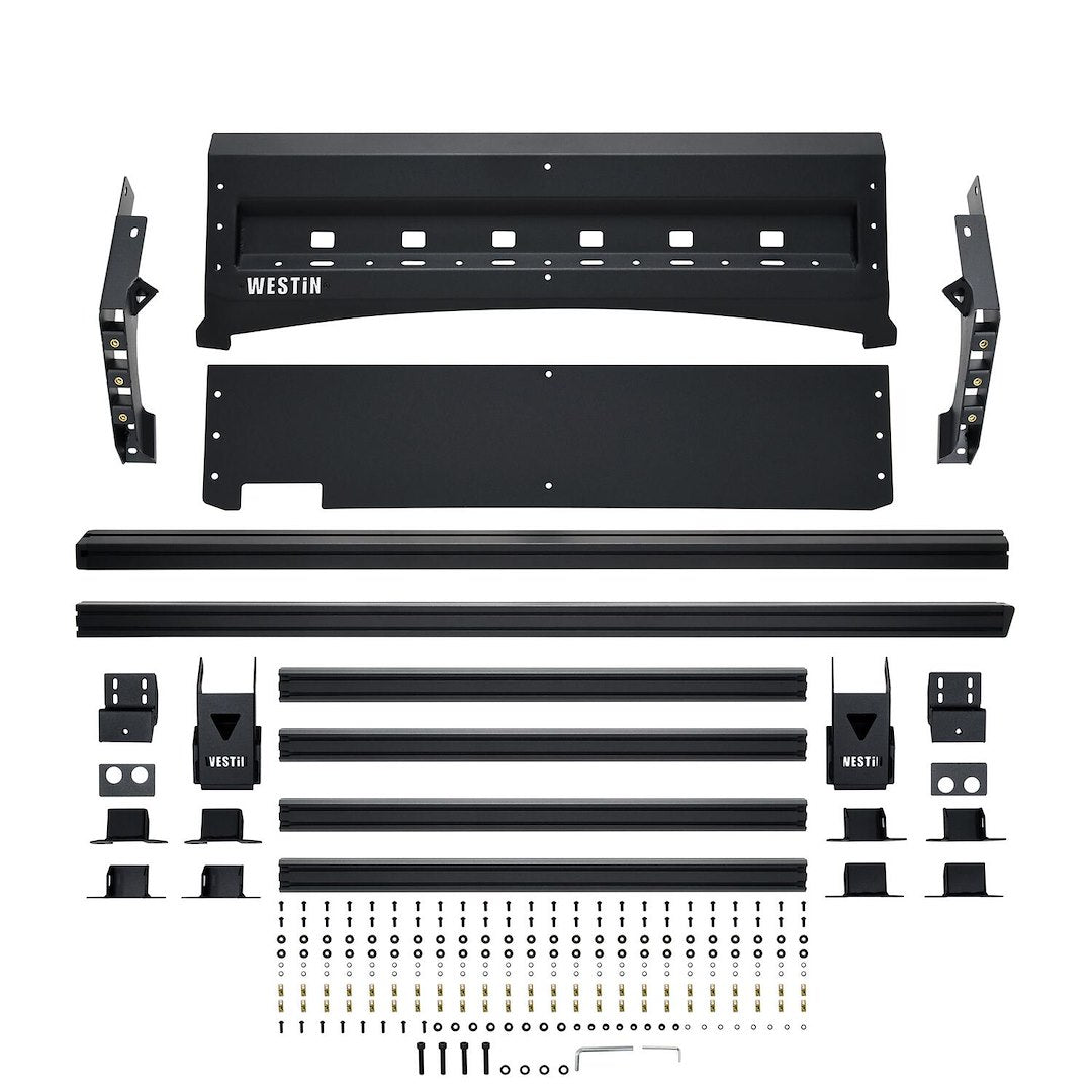 Westin 1500055 Automotive 15-00055 - Roof Rack; Mesa; Direct Fit; Bolt-On Installation; Textured Powder Coat; Black; Aluminum; With Mounting Bracket And Hardware