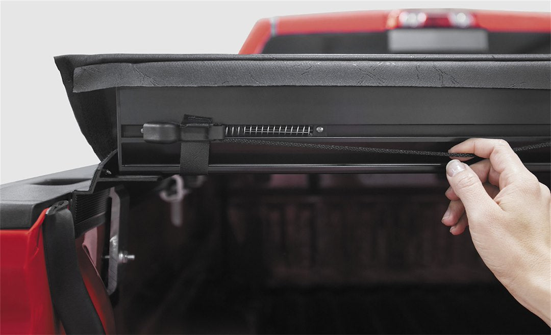 Generic 12389 ACCESS Covers - Tonneau Cover; Original; Soft Roll-Up Hook And Loop; Standard Profile; Black; Vinyl; Lockable Using Tailgate Handle Lock; Not Compatible With Tool Box