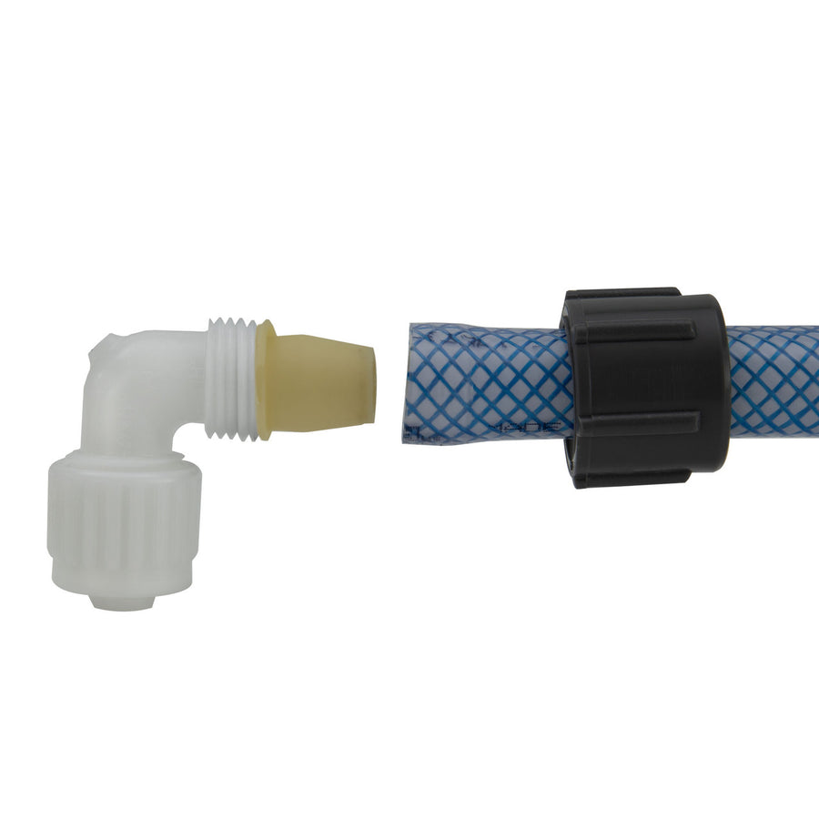 Esco Elkhart Supply Company 06325 Elkhart Supply - Tube End Fitting Nut; For Water Heater Bypass; 1/2 Inch; Single; With Insert