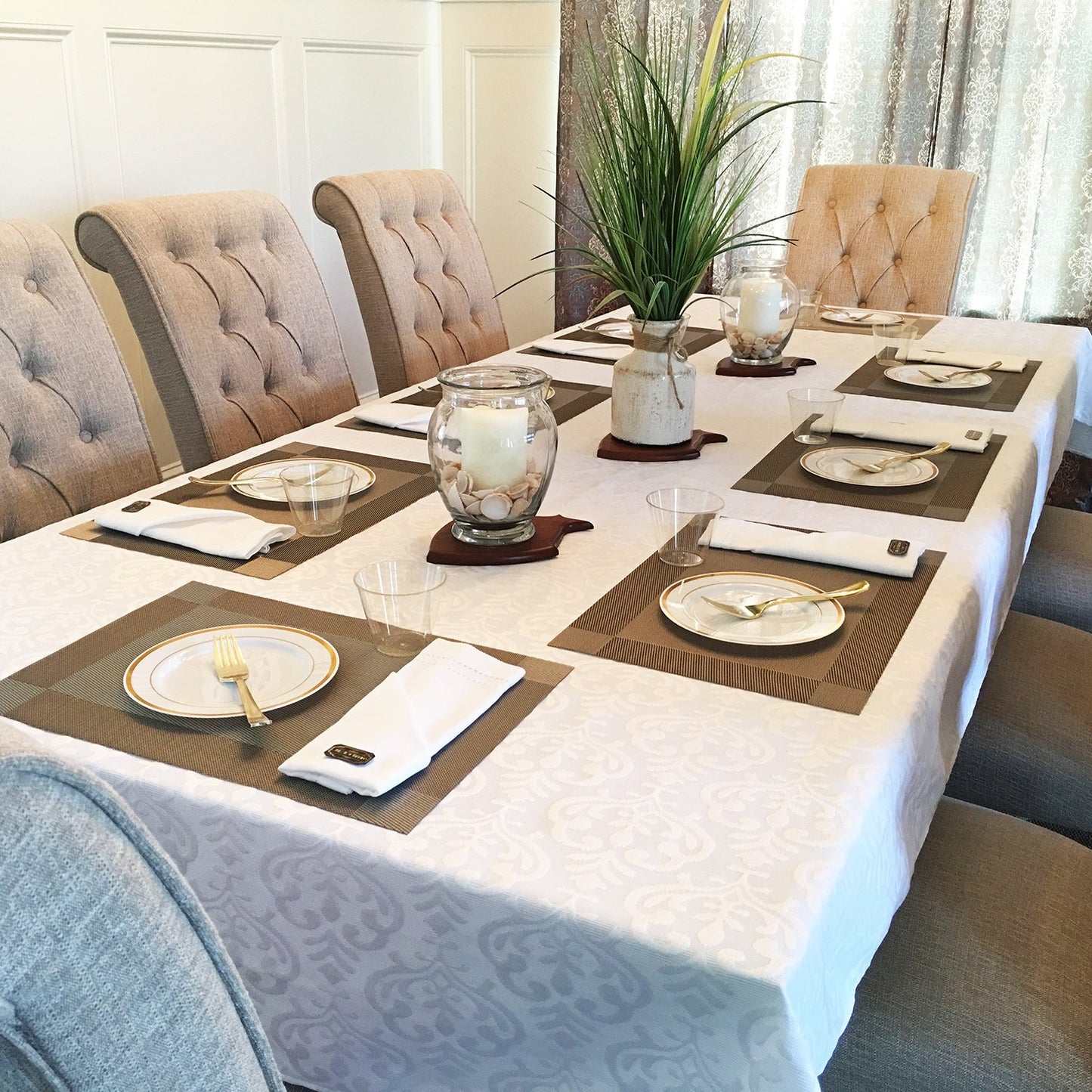 JL Prime 100 Piece Gold Plastic Forks Bulk Set, Gold Plastic Cutlery Set, Heavy Duty Utensils for Party & Wedding, Disposable Silver Flatware, Silver Plastic Forks 100 Pack