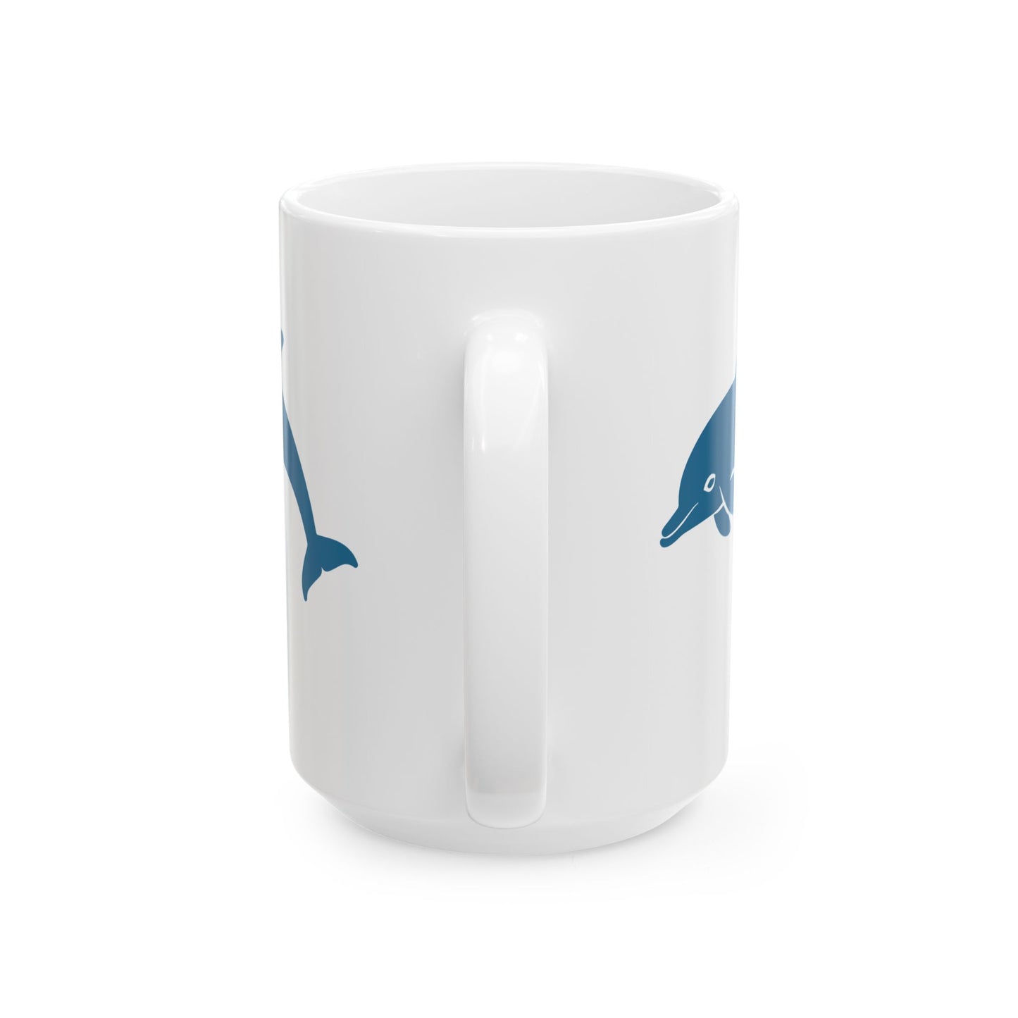 Personalized Ceramic Coffee Mug with Cute Blue Whale Design - BPA & Lead-Free, Dishwasher & Microwave Safe, Eco-Friendly