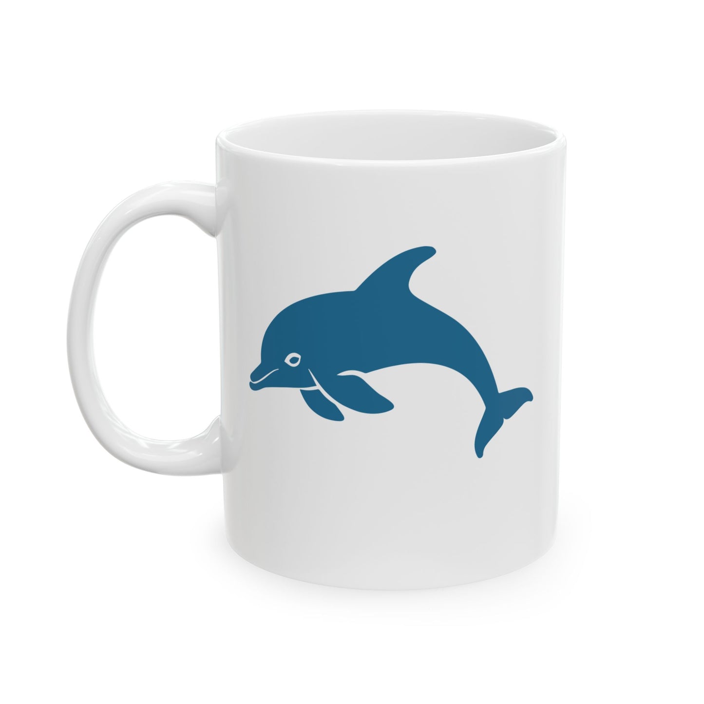 Personalized Ceramic Coffee Mug with Cute Blue Whale Design - BPA & Lead-Free, Dishwasher & Microwave Safe, Eco-Friendly