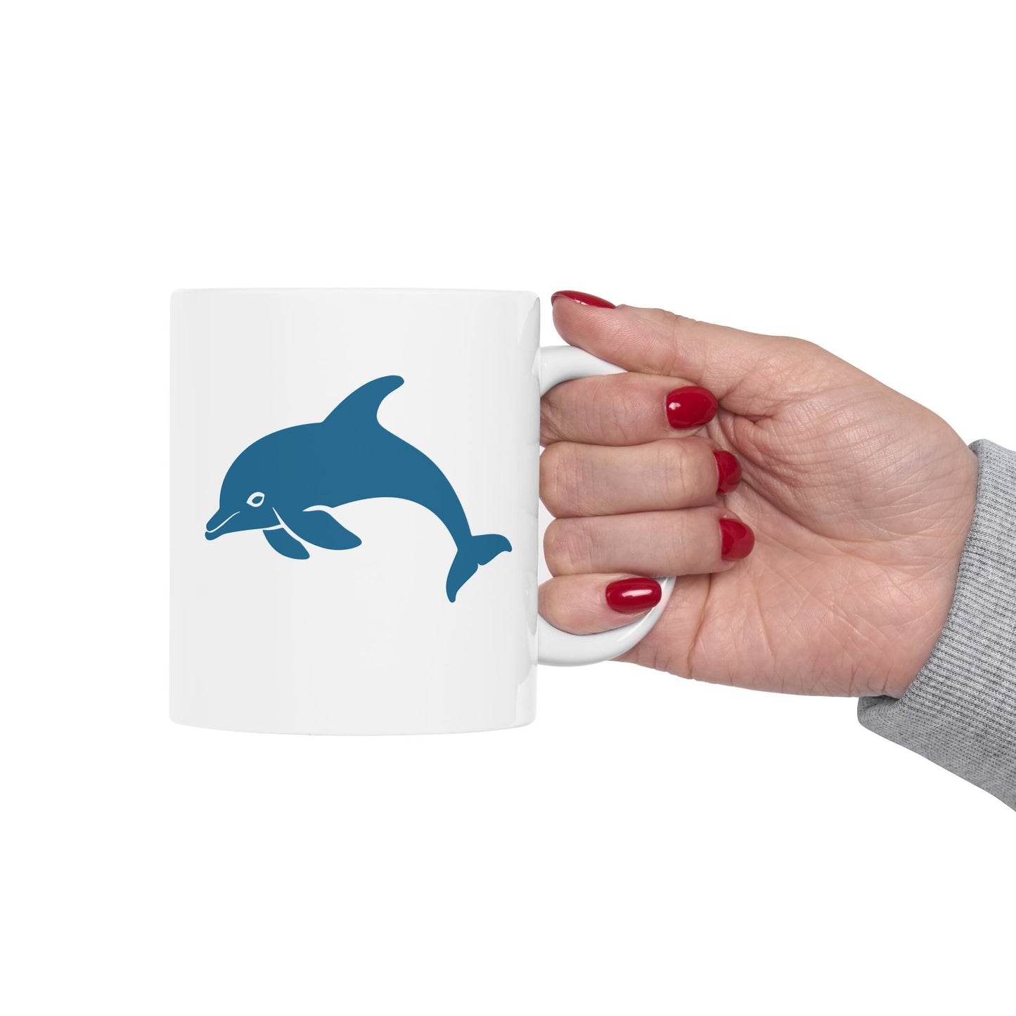 Personalized Ceramic Coffee Mug with Cute Blue Whale Design - BPA & Lead-Free, Dishwasher & Microwave Safe, Eco-Friendly