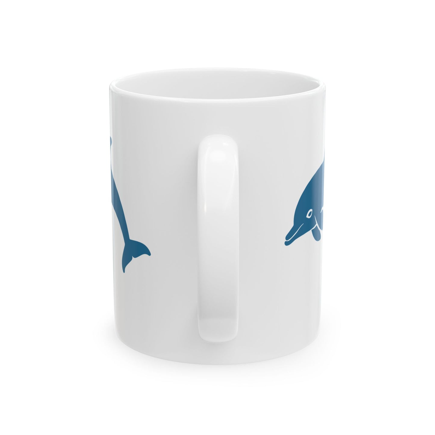 Personalized Ceramic Coffee Mug with Cute Blue Whale Design - BPA & Lead-Free, Dishwasher & Microwave Safe, Eco-Friendly