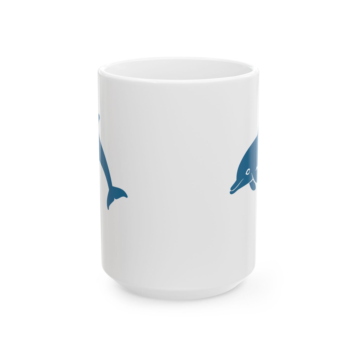 Personalized Ceramic Coffee Mug with Cute Blue Whale Design - BPA & Lead-Free, Dishwasher & Microwave Safe, Eco-Friendly