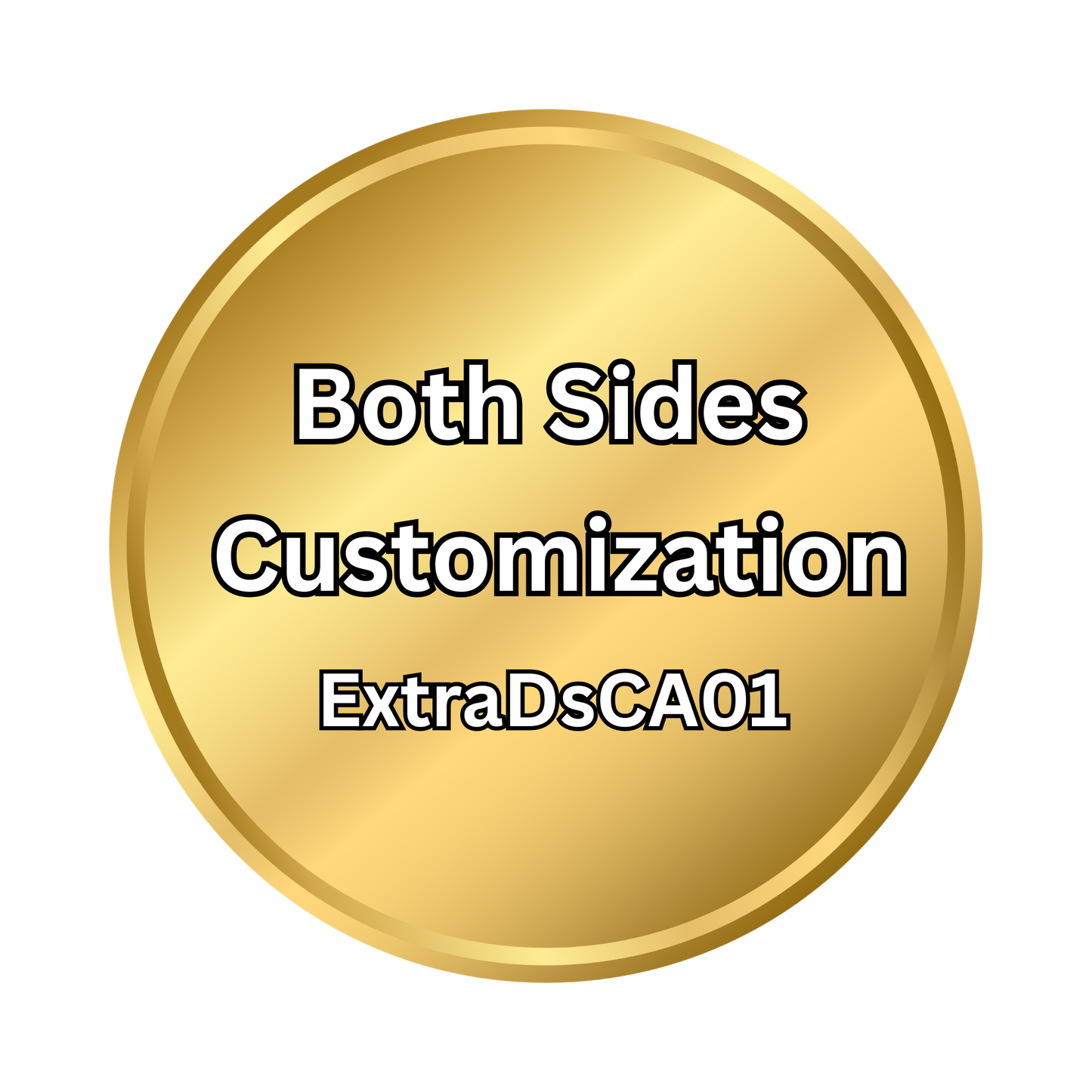 Extra Fee for Both Sides Customization per Mug