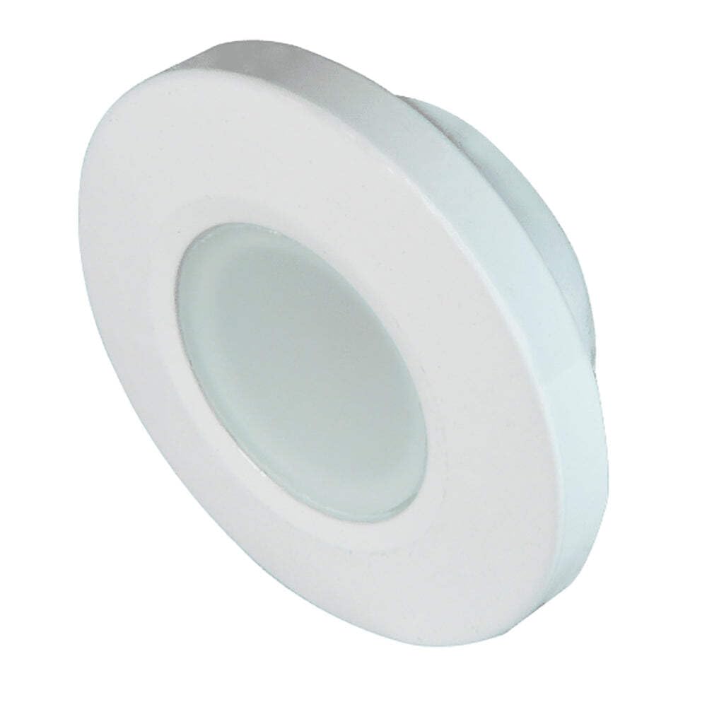 Lumitec 112523, Orbit Flush Mount Down Light, LED, White Housing