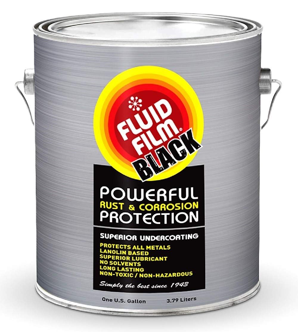 Fluid Film Black Non-Aerosol Anti-Rust Coating, Penetrant & Lubricant - 1 Gallon