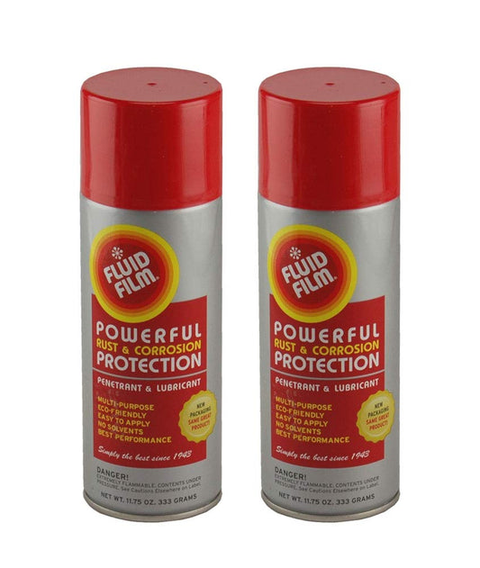 Fluid Film TPAS11 Rust & Corrosion Protection, Penetrant & Lubricant - 11.75 oz Spray Can (Pack of 2)