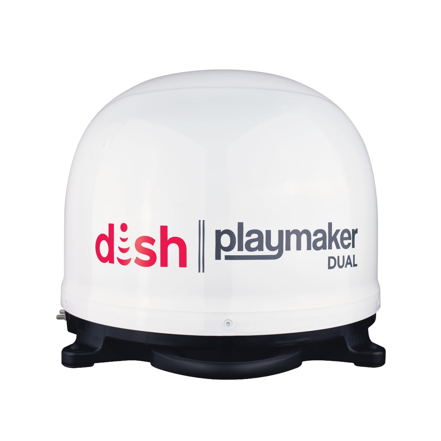 Winegard PL-8000 Dish Playmaker Dual - Automatic Satellite Antenna with Dual Receiver Support for PL-70LR - RV, Camping, Tailgating, Outdoor, TV Connectivity - High-Performance Outdoor - White