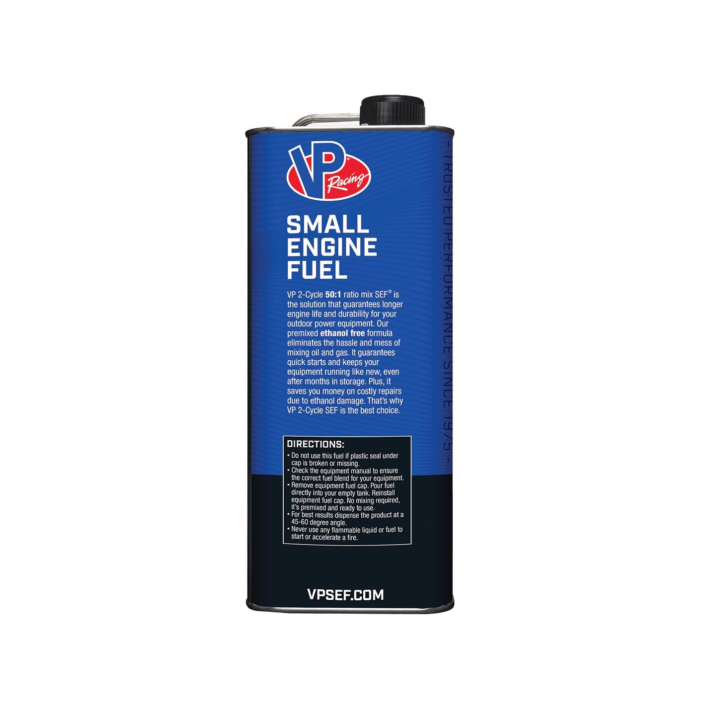 VP Racing Fuels 6231 50:1 Premixed 2-Cycle Small Engine Fuel - 1 Gallon