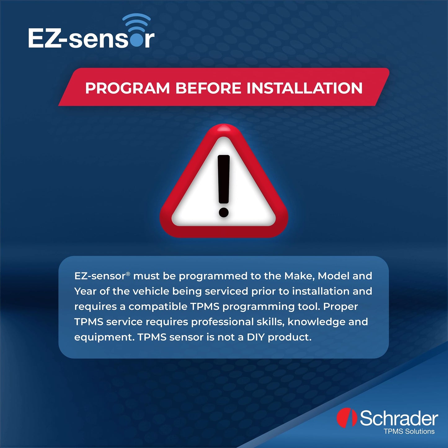 Schrader 33500 EZ-Sensor?? Programmable TPMS Sensor, 12 Pack