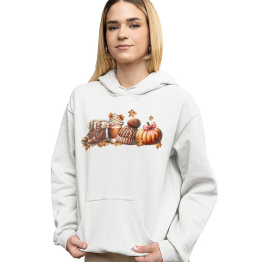 Unisex Fall Hoodie - Soft Cotton Blend for Cozy Comfort, Warm & Stylish Sweatshirt with Autumn-Inspired Design, Perfect for Cold Days - Ethically Made with Sustainable Cotton, Durable & Comfortable