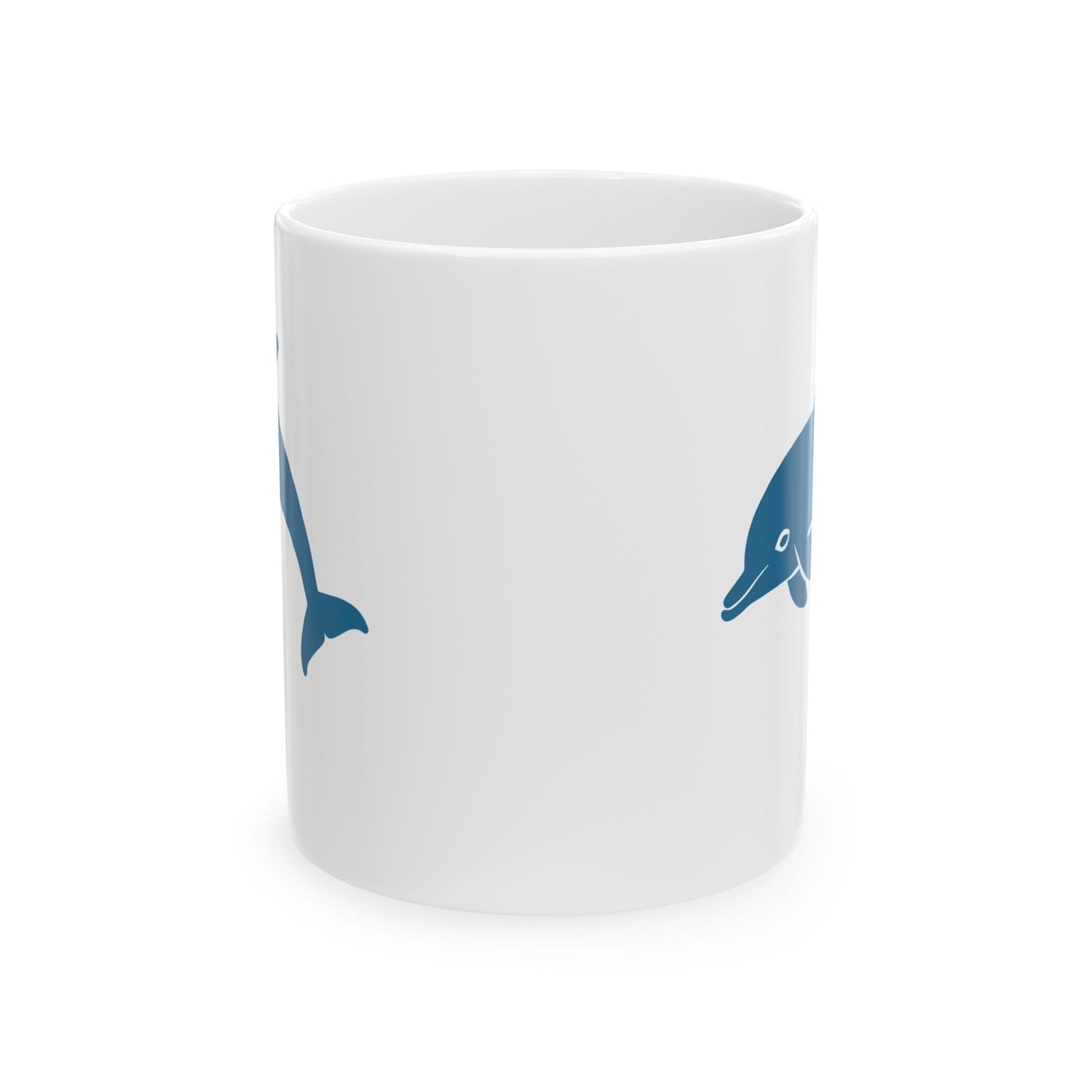 Personalized Ceramic Coffee Mug with Cute Blue Whale Design - BPA & Lead-Free, Dishwasher & Microwave Safe, Eco-Friendly