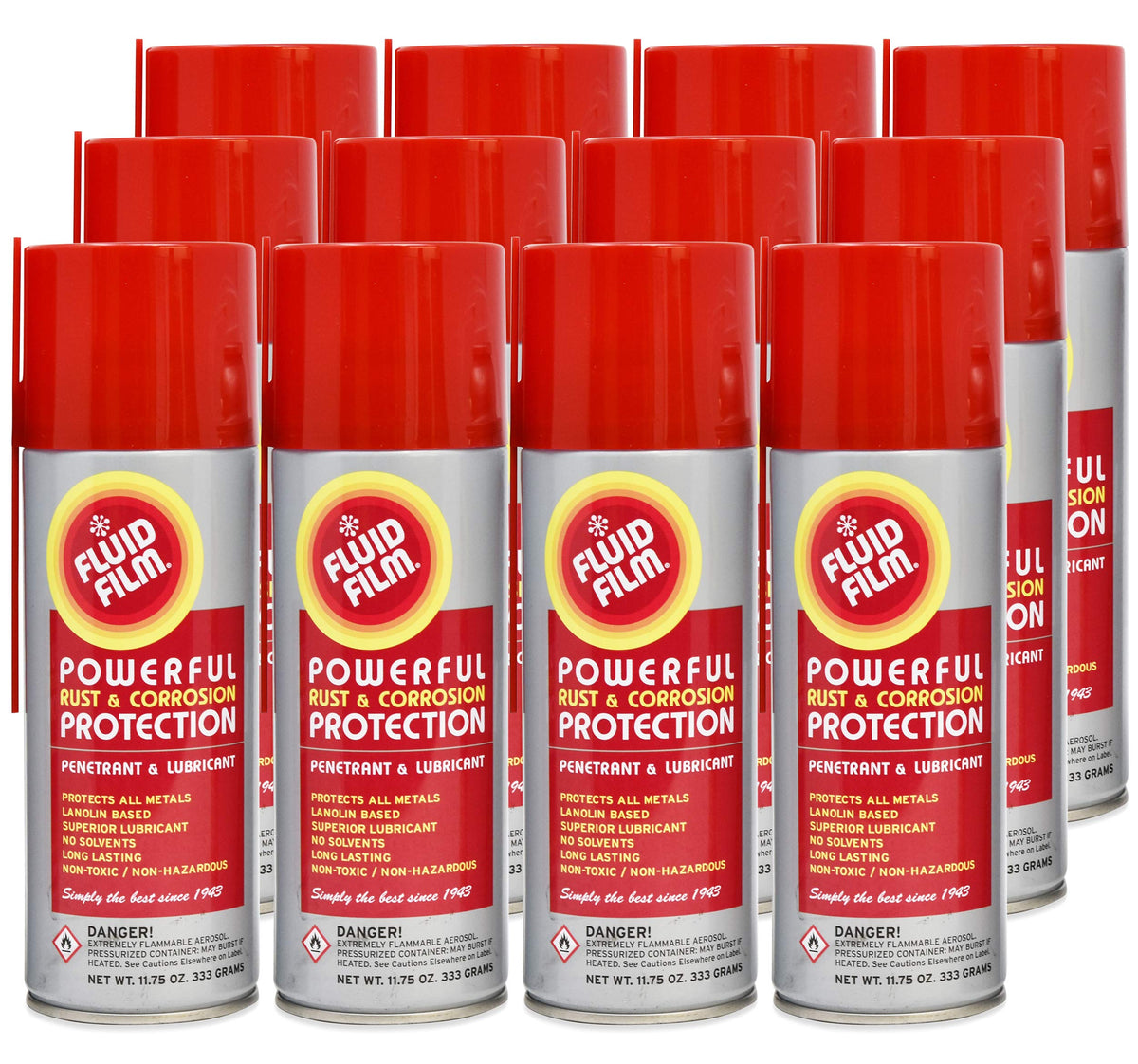 Fluid Film AS11 Penetrating Oil - 11.75 oz (Pack of 12)