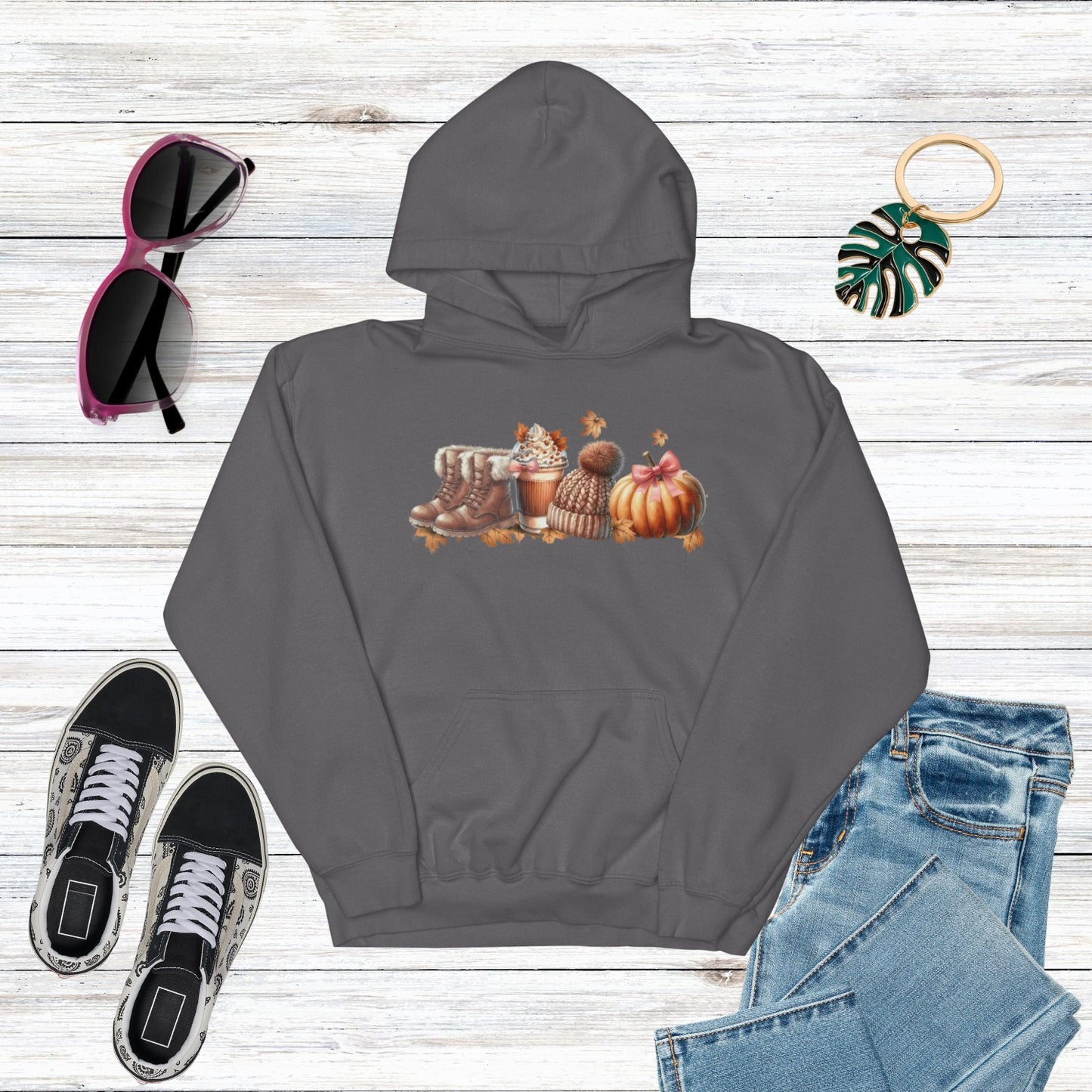 Unisex Fall Hoodie - Soft Cotton Blend for Cozy Comfort, Warm & Stylish Sweatshirt with Autumn-Inspired Design, Perfect for Cold Days - Ethically Made with Sustainable Cotton, Durable & Comfortable