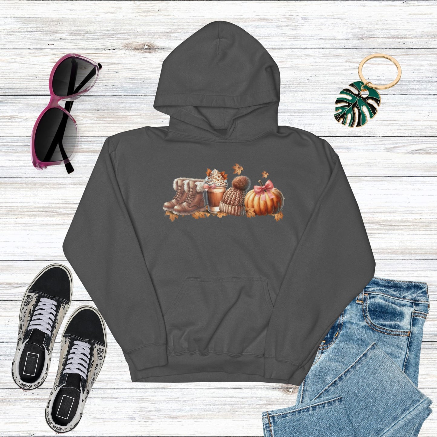 Unisex Fall Hoodie - Soft Cotton Blend for Cozy Comfort, Warm & Stylish Sweatshirt with Autumn-Inspired Design, Perfect for Cold Days - Ethically Made with Sustainable Cotton, Durable & Comfortable