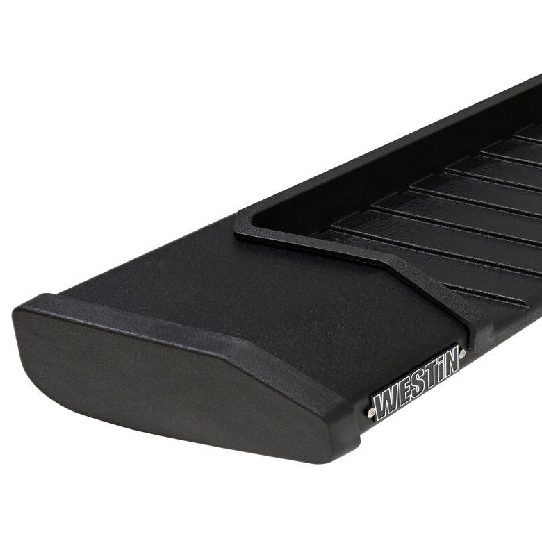 Westin 2464125 Automotive 24-64125 - Running Board; AT6 Series; Powder Coated; Textured Black; Aluminum; Unlighted; Rocker Panel Mount; With Black End Caps/ Bracket Covers/ Mounting Brackets And Hardware