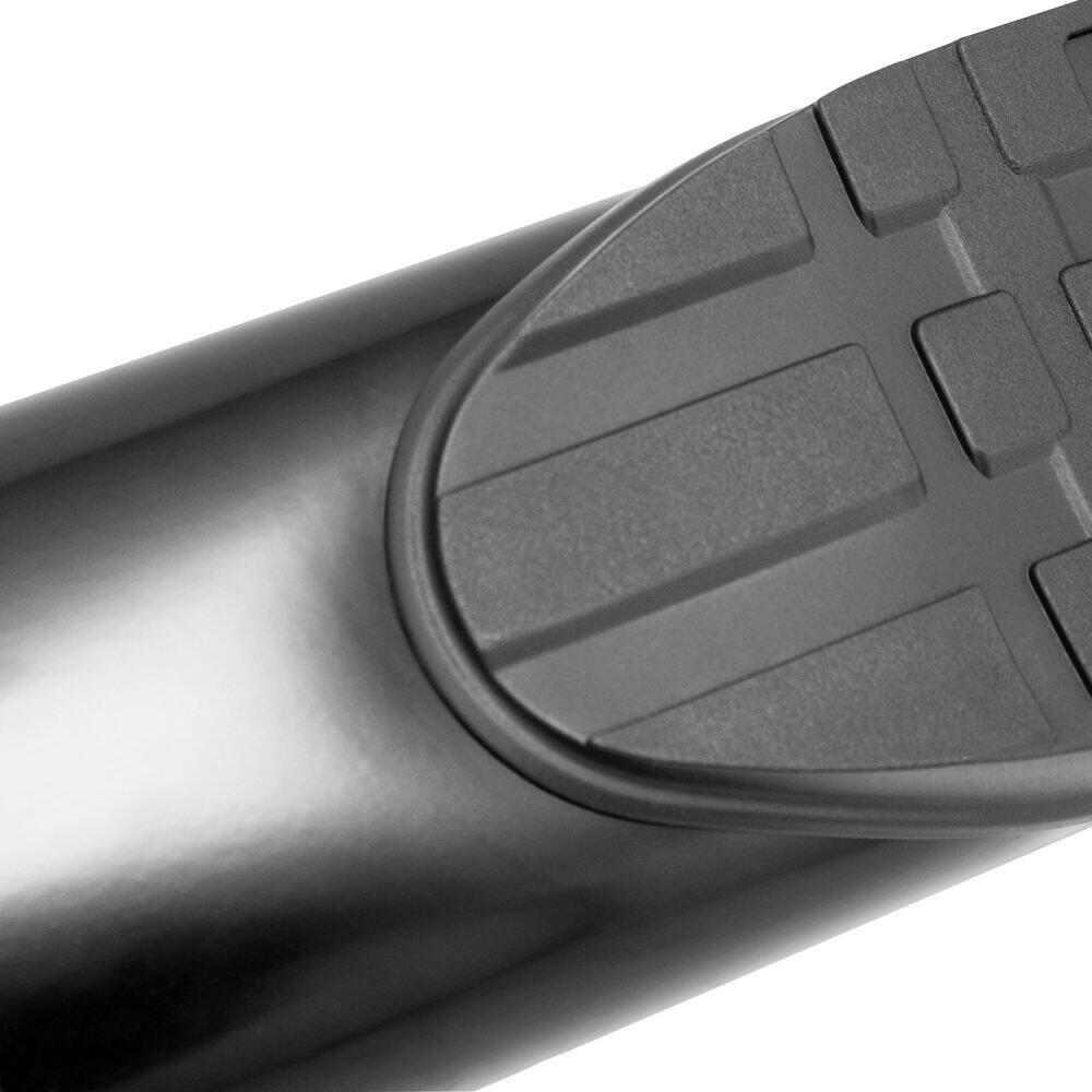 Westin 2154065 Automotive 21-54065 - Nerf Bar; PRO TRAXX®; With Step Pads; 5 Inch Oval Bent; Powder Coated; Black; Steel; With Welded End Caps; Rocker Panel Mount