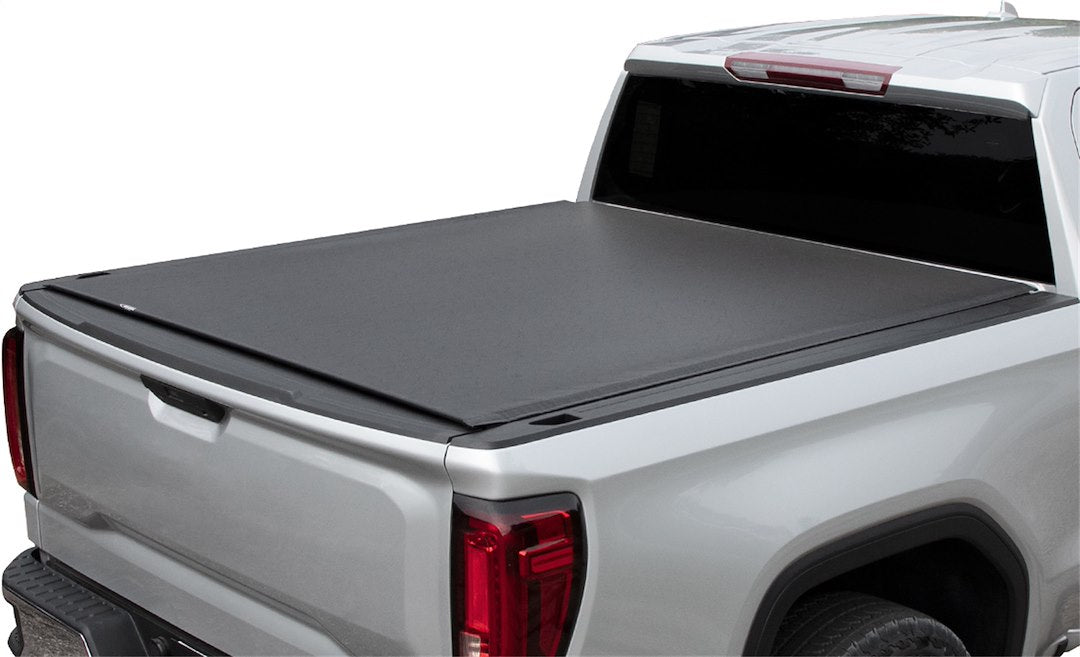 Access Covers 92329 Tonneau Cover; Vanish®; Soft Roll-Up Hook And Loop; Low Profile; Black; Vinyl; Lockable Using Tailgate Handle Lock; Not Compatible With Tool Box