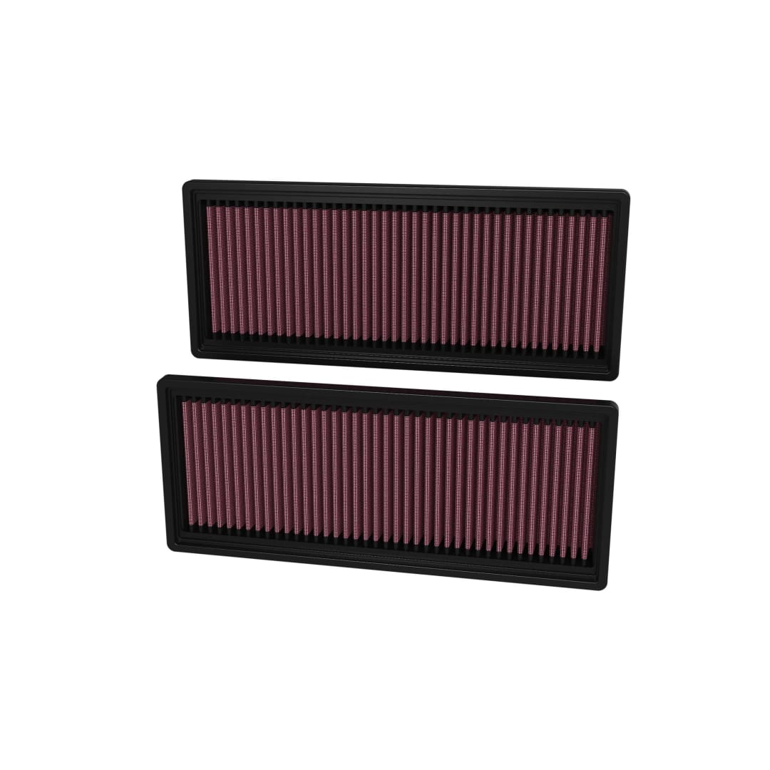 K&N 335160 K & N Filters 33-5160 - Air Filter; Washable; Red; Cotton Gauze; Panel; Set of 2; Fits Some US 2026 and 2027 Audi RS5 2.9L