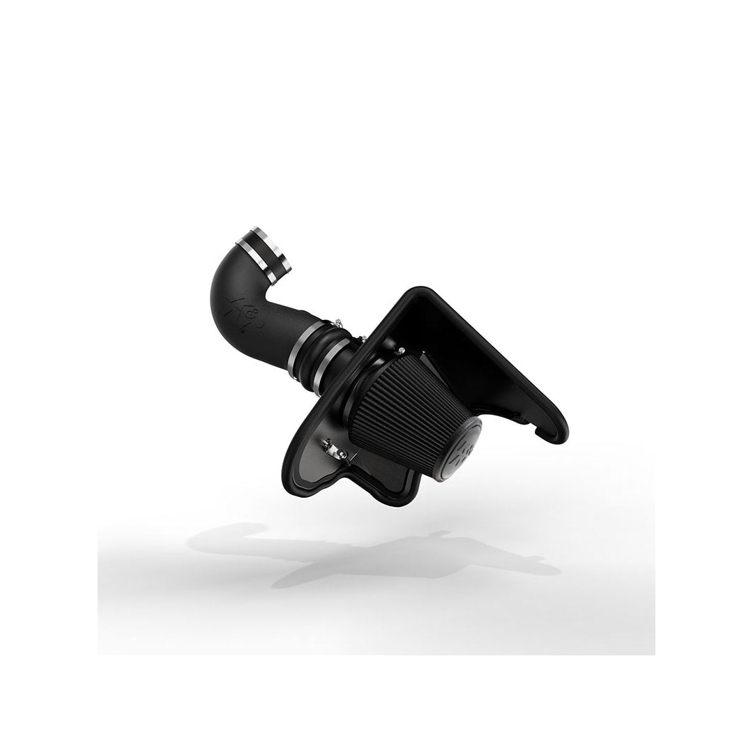 K&N 303092 K & N Filters 30-3092 - Cold Air Intake; Black Polyethylene Tube; Black Filter; With Heat Shield