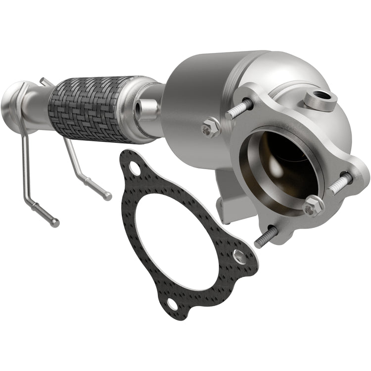 MagnaFlow Exhaust Products 280255 Magnaflow 48 State Converter  - Catalytic Converter; OEM Grade; Stainless Steel Case; Bolt-On Inlet; Clamp-On Outlet; 27 Inch Overall Length; With Three Bolts/ Three Nuts/ Gasket/ Hangers