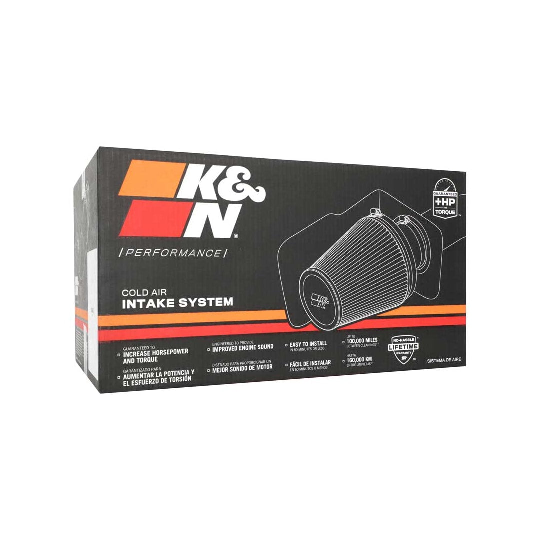 K&N 303092 K & N Filters 30-3092 - Cold Air Intake; Black Polyethylene Tube; Black Filter; With Heat Shield