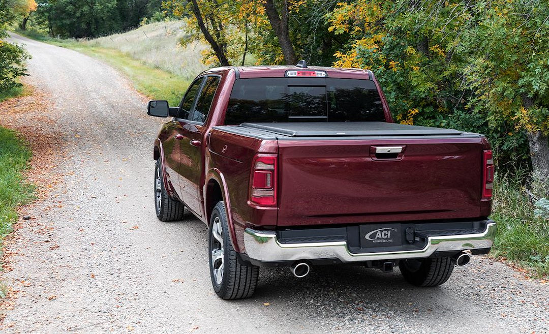 ACI 15349 ACCESS Covers  - Tonneau Cover; Original; Soft Roll-Up Hook And Loop; Standard Profile; Black; Vinyl; Lockable Using Tailgate Handle Lock; Not Compatible With Tool Box; With Nylon Straps And Clamps