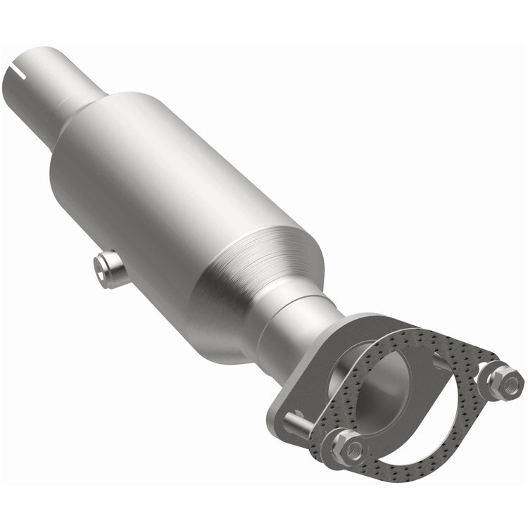 MagnaFlow Exhaust Products 280579 Magnaflow 48 State Converter  - Catalytic Converter; OEM Grade; Stainless Steel Case; Bolt-On Inlet; Clamp-On Outlet; 17-1/4 Inch Overall Length; With Flange Gasket