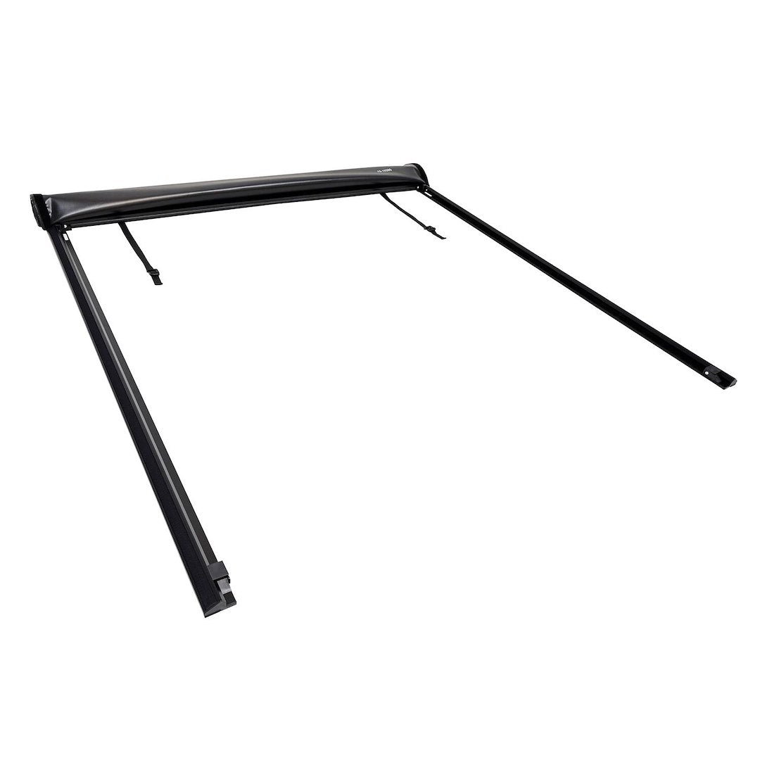 Westin 1911065 Automotive 19-11065 - Tonneau Cover; Soft Roll-Up Hook And Loop; Standard Profile; Not Hinged In Front; Black Satin; Vinyl; Lockable With Tailgate Handle; Not Compatible With Tool Box; Bed Rail Compatible; With Velcro Strap And Clamps