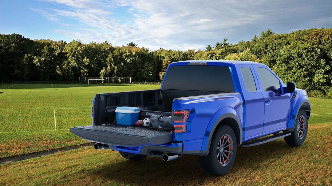 DuraLiner 11020BD Bed Cargo Divider; ; Works With  Bed Liners And Tonneau Cover; Black; Heavy Duty Plastic