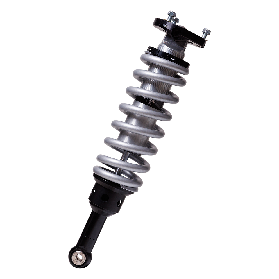 FOX Factory 98702008 Fox Shocks 987-02-008 - Coil Over Shock Absorber; 2.5 Performance Series; Non Adjustable Valving; 0 To 2 Inch Adjustable Lift; Pigtail Spring; Black/ Silver; Single