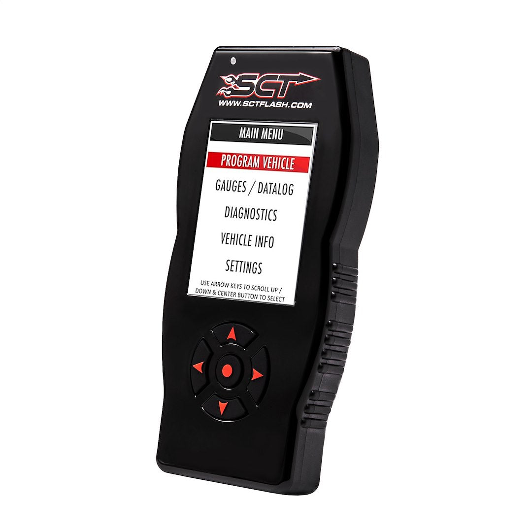 GOT TRACTION 7015PGB SCT Flash 7015PG-B - Computer Programmer; X4 Power Flash; Performance Tuning; Handheld With Navigation Buttons; Reads and Clears Diagnostic Trouble Codes; Updateable With USB Connection; With Unlock Cable