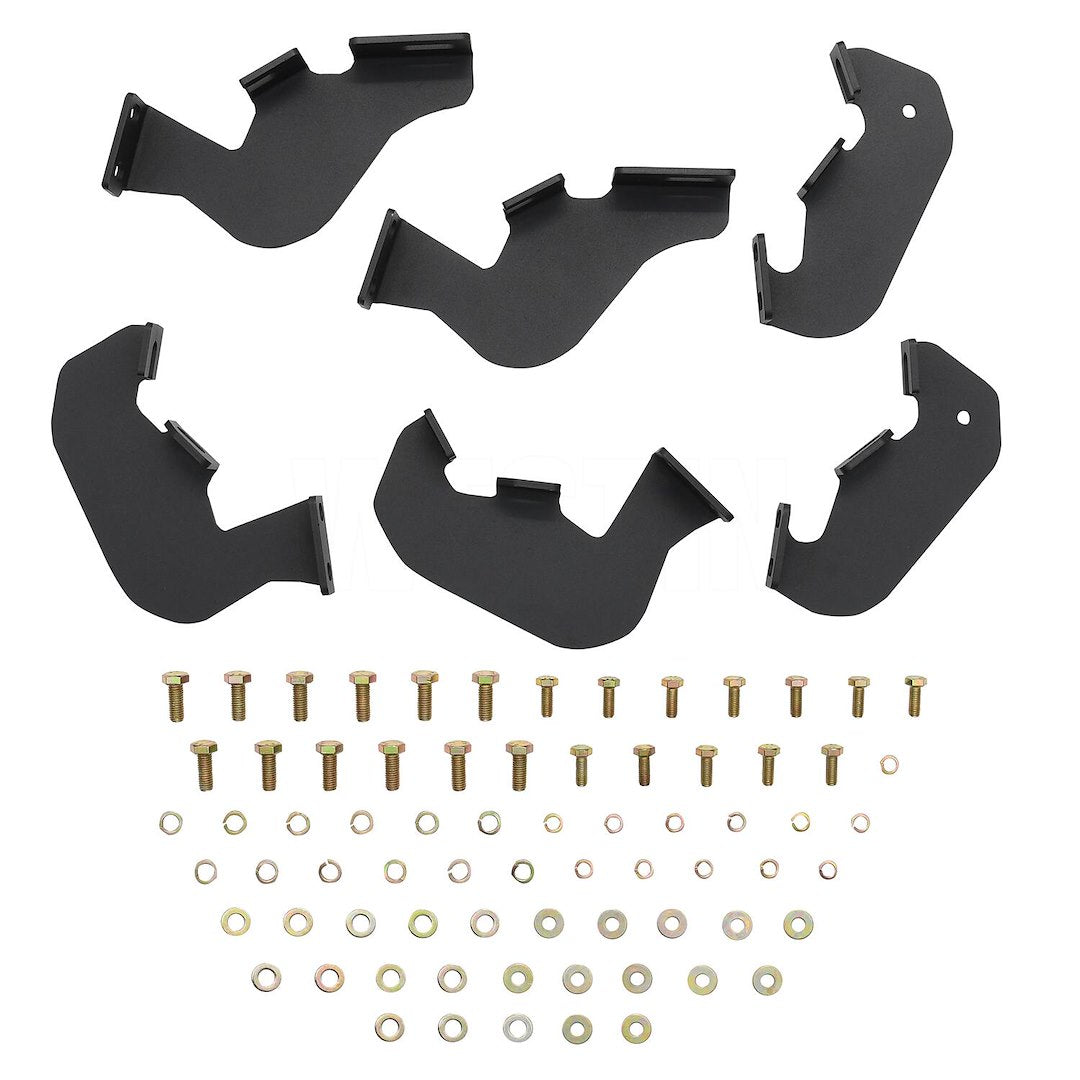 Westin 56141952 Automotive 56-141952 - Nerf Bar; HDX; With Drop Down Steps; 3 Inch Hexagonal Straight; Textured Powder Coated With Stainless Steel Steps; Black; Steel; Rocker Panel Mount