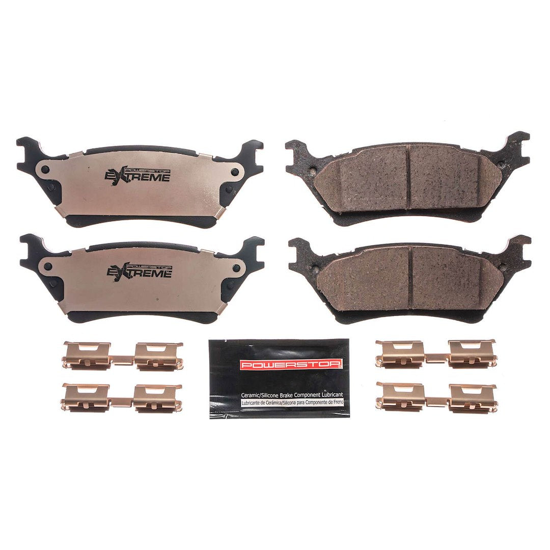 HAVOC OFFROAD Z361602 Power Stop Z36-1602 - Brake Pad; Z36 Extreme; FMSI Number D1602; Carbon Fiber Ceramic; Set Of 4