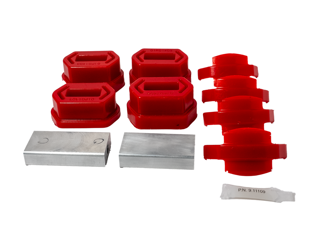 Energy Suspension 51118R 5.1118R - Suspension Bushing Kit; Red; Polyurethane