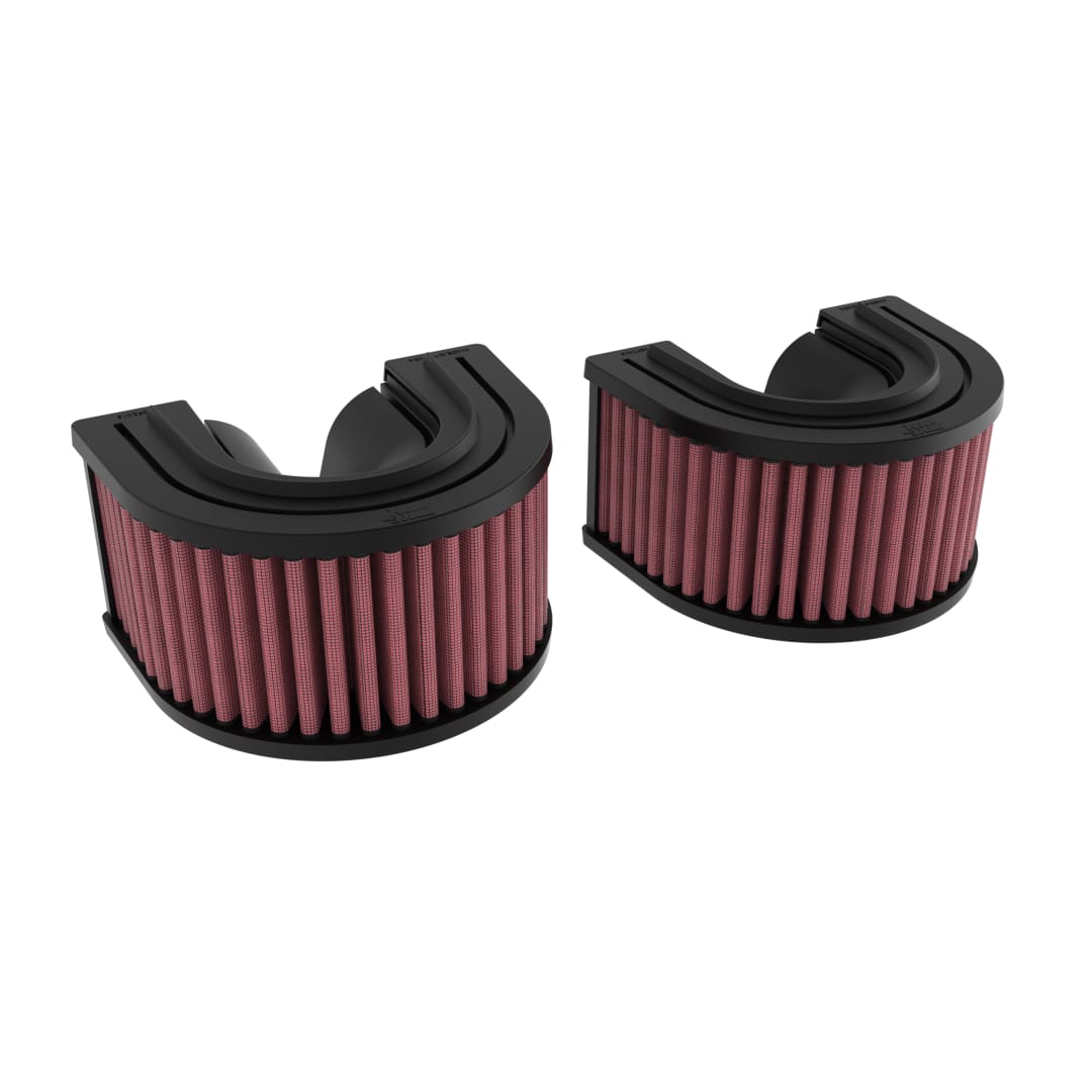 K&N Engineering E0631 K & N Filters E-0631 - Air Filter; Washable; Red; Cotton Gauze; 5.156 Inch Height; Set Of 2