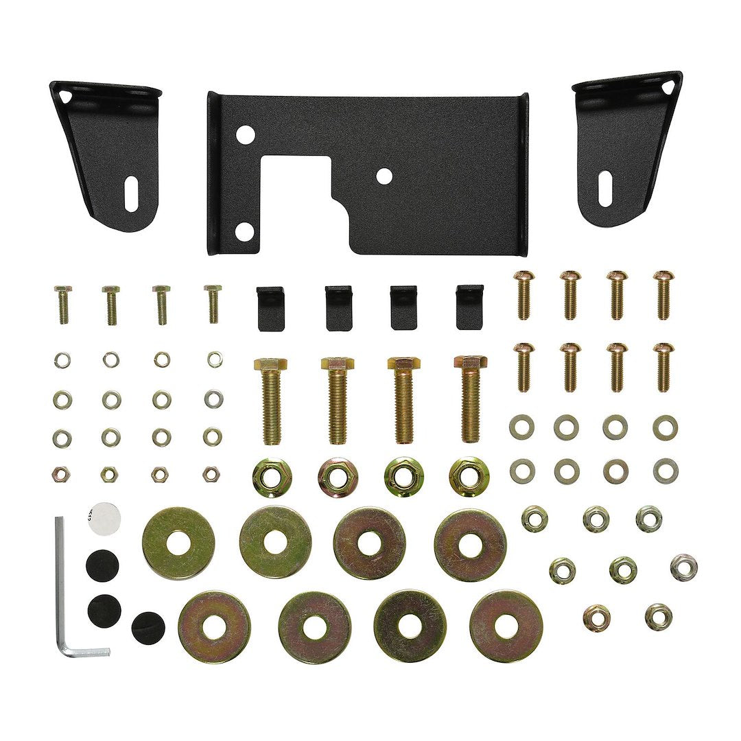 Westin 59711255 Automotive 59-711255 - Bumper; XTS; One Piece Design; Direct-Fit; Mounting Hardware Included; Without Grille Guard; Accommodates 8000 To 12000 Pound Winches; With D-Ring Mount; With Fog Light Cutouts; Textured Powder Coat; Black; Steel