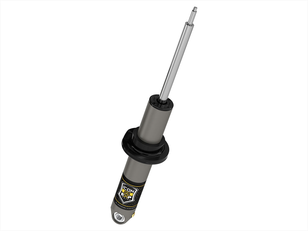Icon Vehicle Dynamics 48611 Coil Over Shock Absorber; 2.5 Series; Non Adjustable Valving; 1-1/2 To 2-1/4 Inch Lift; Must Re-Use OE Spring; Black/ Gray; Without Remote Reservoir; Single