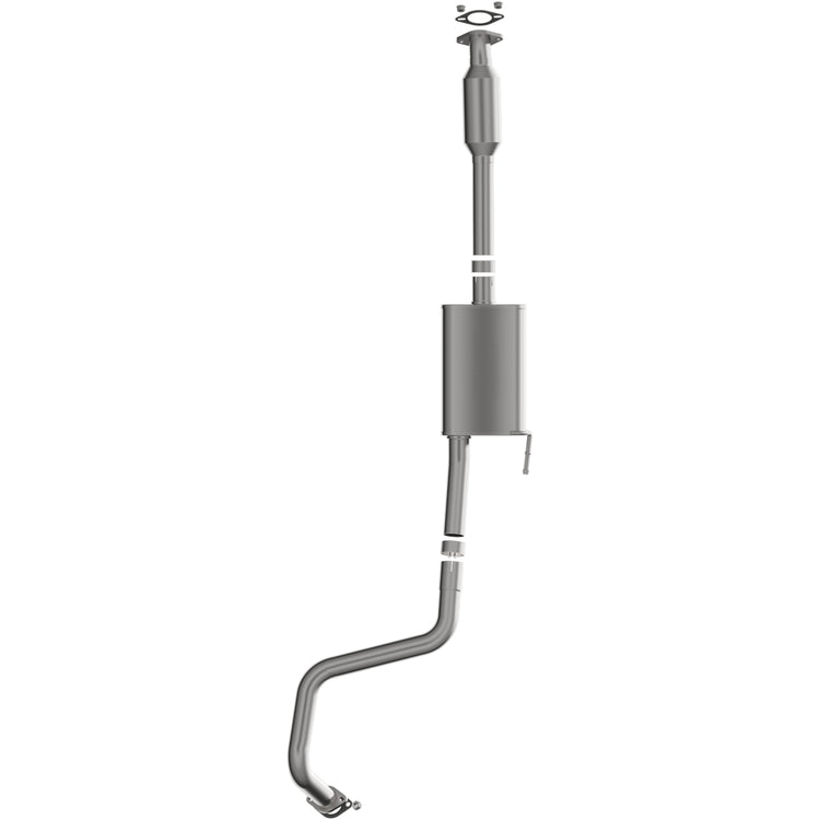 MagnaFlow Exhaust Products 280578 Magnaflow 48 State Converter  - Catalytic Converter; OEM Grade; Stainless Steel Case; Single Bolt-On Inlet; Single Bolt-On Outlet; 81 Inch Overall Length; With Two Flange Gaskets/ Two Torca Clamps/ Four Nuts/ Hangers