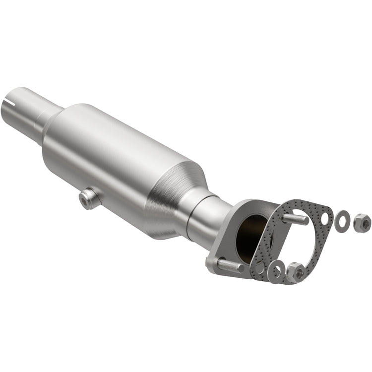 MagnaFlow Exhaust Products 280579 Magnaflow 48 State Converter  - Catalytic Converter; OEM Grade; Stainless Steel Case; Bolt-On Inlet; Clamp-On Outlet; 17-1/4 Inch Overall Length; With Flange Gasket