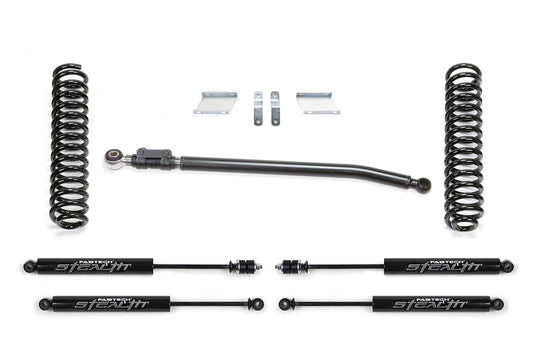 Fabtech K2376 Motorsports M - Leveling Kit Suspension; Stealth; 2-1/2 Inch Lift; Coil Springs; With Coil Springs/ Track Bar/ Front And Rear Stealth Shock Absorbers/ Installation Hardware
