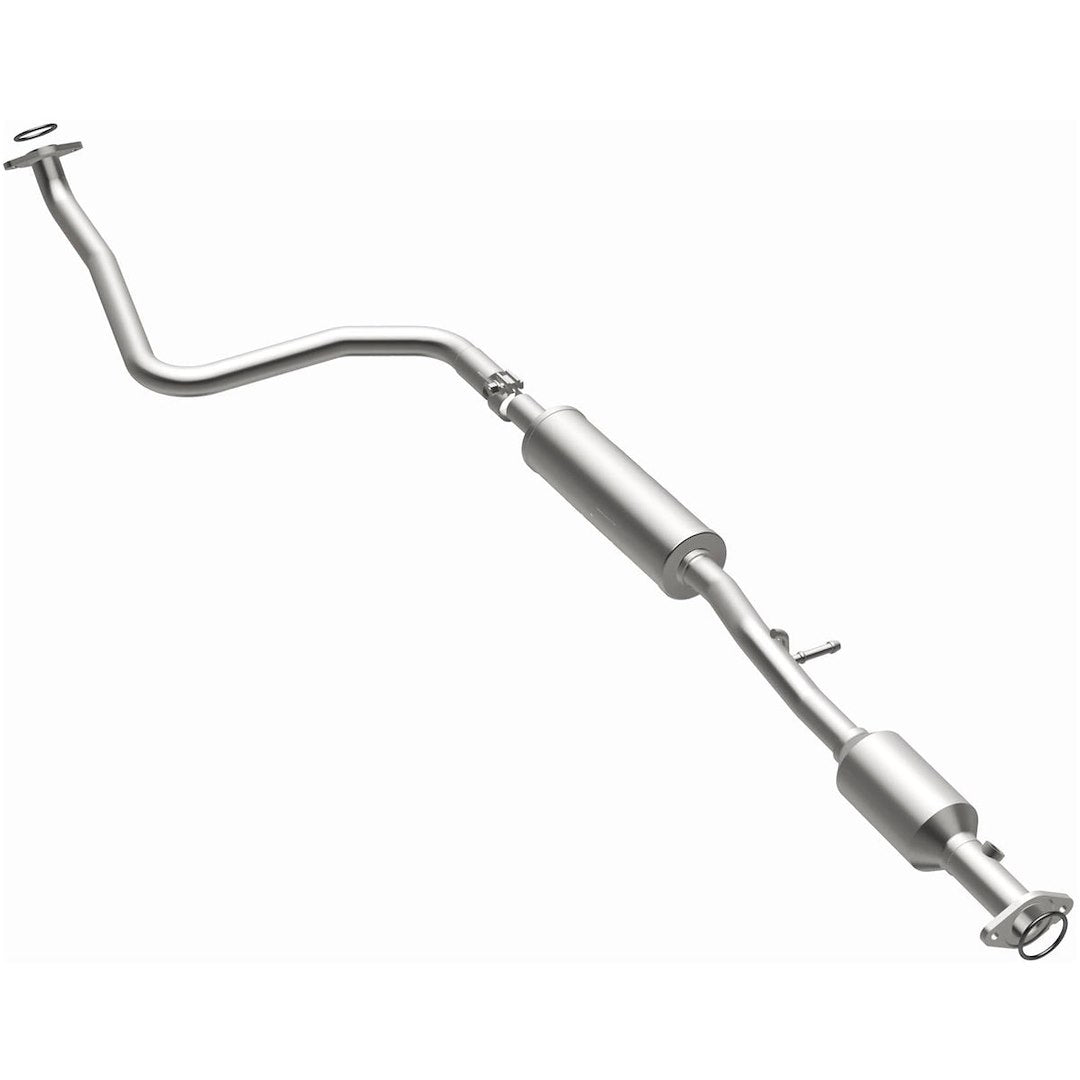 MagnaFlow Exhaust Products 280117 Magnaflow 48 State Converter  - Catalytic Converter; OEM Grade; Stainless Steel Case; Single Bolt-On Inlet; Single Bolt-On Outlet; 82-3/4 Inch Overall Length; With 2 Crush Ring Gasket/ 1-3/4 In Band Clamp/ Hangers