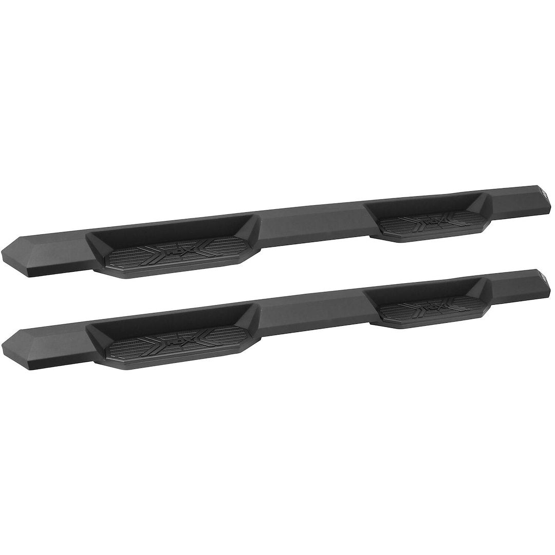 Westin 5623295 Automotive 56-23295 - Nerf Bar; HDX Xtreme; With Step Pads; 3 Inch Square Straight; Textured Powder Coat; Black; Steel; With Welded End Caps; Rocker Panel Mount