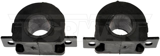 Dorman 928565 (OE Solutions) 928-565 - Stabilizer Bar Mount Bushing; OE Solutions™; OE Replacement; 33.34 Millimeter Diameter; Black; Steel/ Rubber; Non-Greaseable; With Bracket